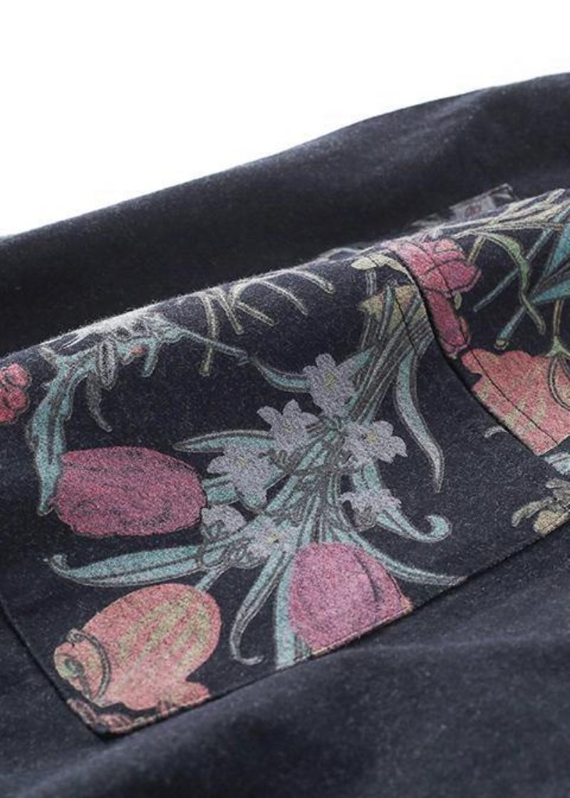 2024 Vinter Ny Originaldesign Dam Lapptäcke Varma Toppar Retro Och Lösa Bloomers Bomullsbyxor - Vinterkappor för kvinnor