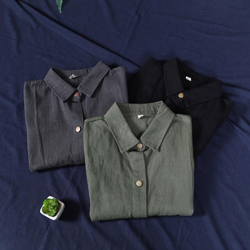 Enkla Gröna Kläder För Kvinnor Lapel Sleeeless Box Fall Top - Grön