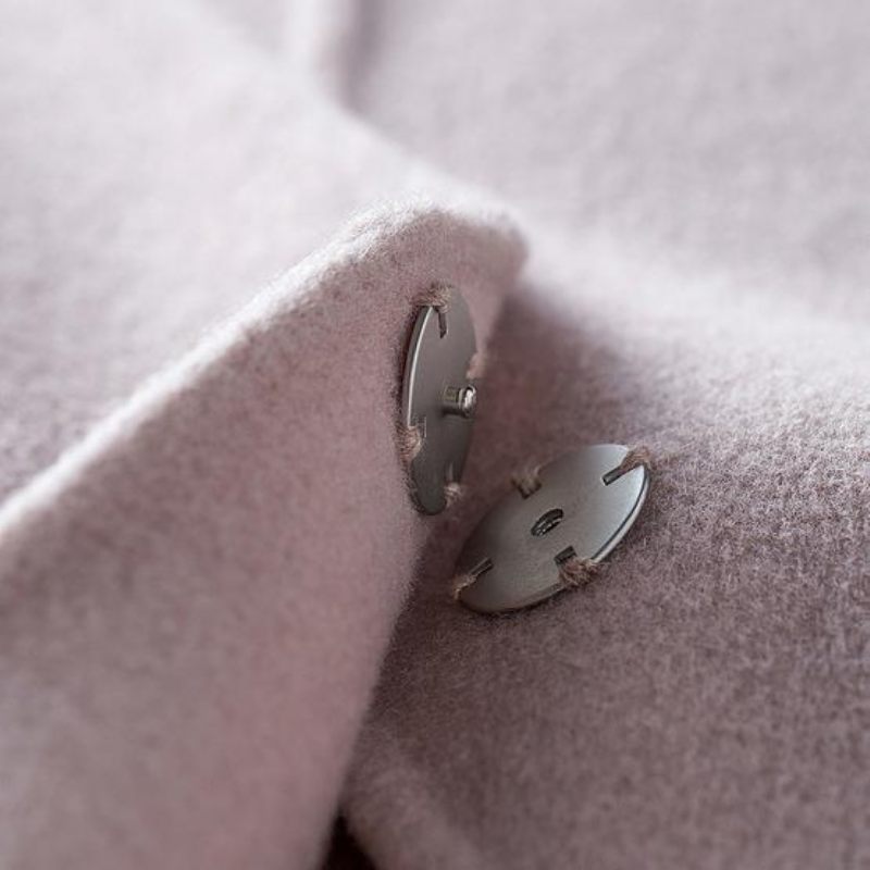 Kvinnor Ylle Outwear Trendiga Plus Size Stora Fickor Jackor Långärmade - Trenchcoats för kvinnor