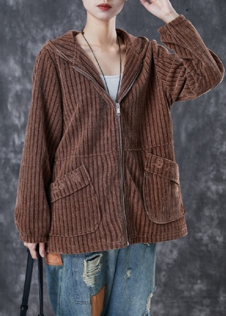 Moderna Kaffe Hooded Ficks Manchester Coat Spring